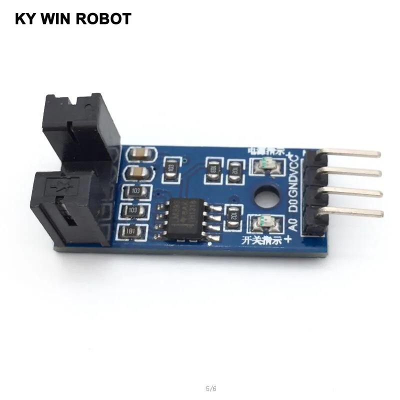 Модуль датчика скорости LM393 с оптическим разъемом для Arduino Groove соединительный