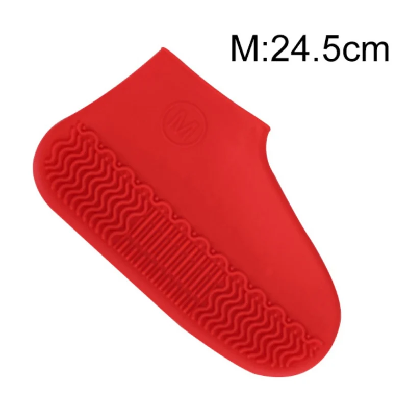 Силиконовая непромокаемая оболочка, резиновая латексная непромокаемая оболочка для обуви, прозрачная водонепроницаемая оболочка для мужчин и женщин - Цвет: RM