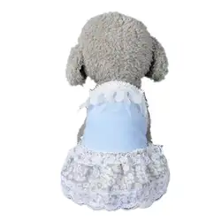 Летние Цветочный принт собаки платье шифоновые платья для товары для животных, собак юбки костюм Одежда для домашних животных H1