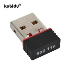 Kebidu мини USB WiFi LAN адаптер 150 Мбит/с Беспроводная LAN сетевая карта для ноутбука 802.11n/g/b wi-fi адаптер Антенна
