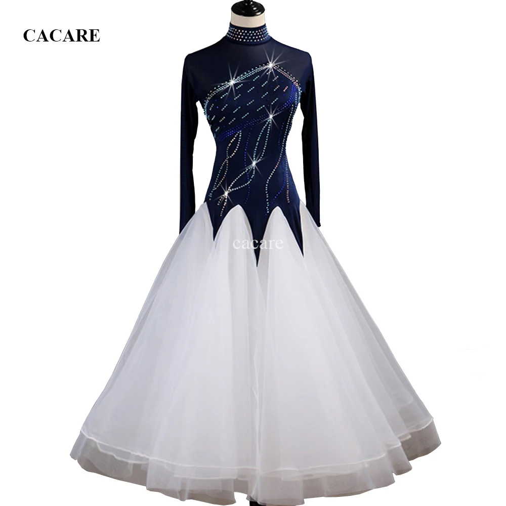 Customized Rhinestones Ballroom Dance Competition Dresses Lyrical