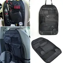 Черный карман сумка для хранения автомобиля Авто автомобильное сиденье задняя вешалка держатель Органайзер