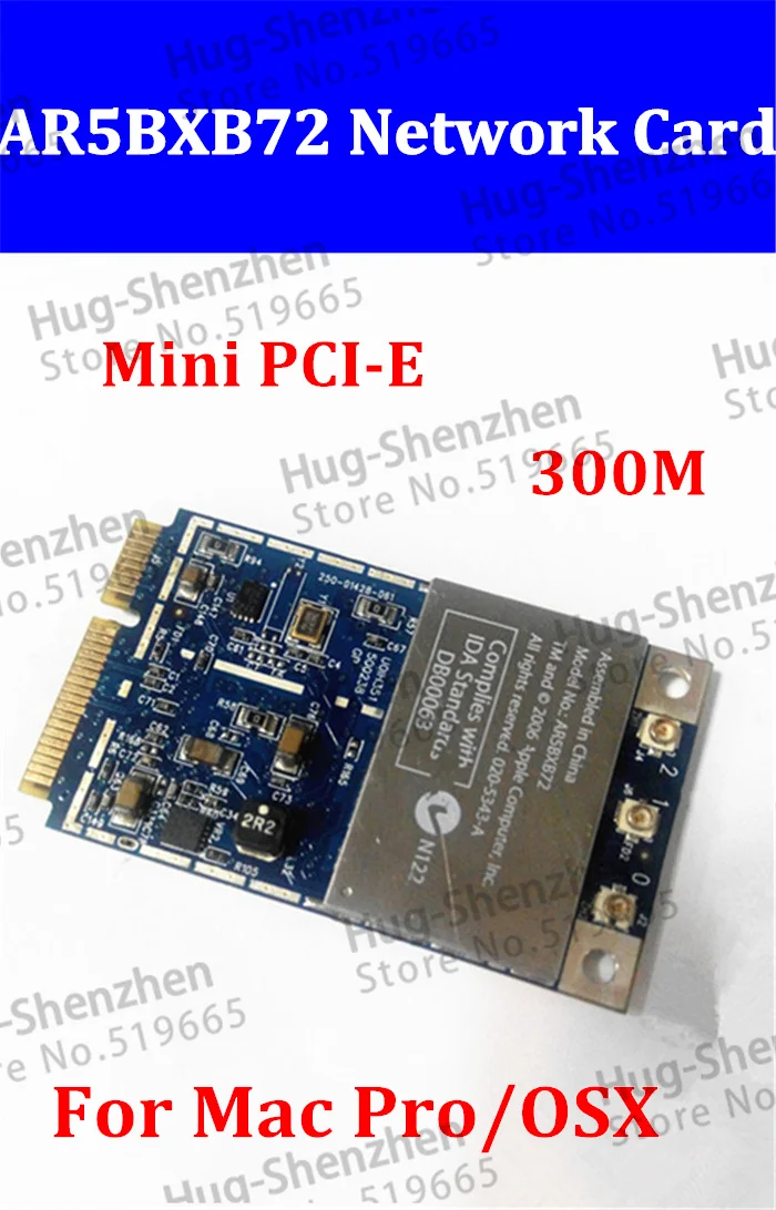 1 шт. 2,4G 5,8G для всех Mac Pro Atheros аэропорт Экстрим беспроводная wifi карта Mini PCIE AR5BXB72 MA970