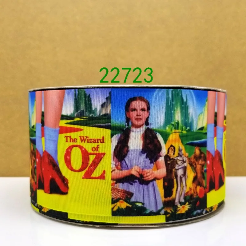 50 ярдов мультфильм Zizard из OZ лента напечатанная grosgrain лента 22721 - Цвет: 22723