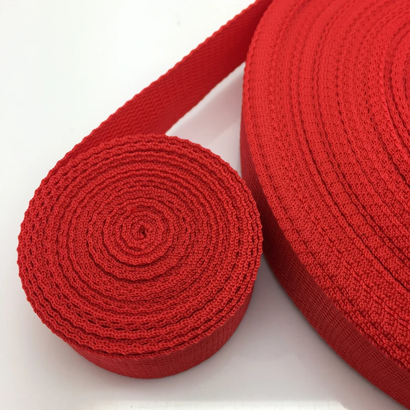 10mm 15mm 20mm 25mm 30mm 38mm  50mm Wide 10 Yards Length Strap Nylon Webbing Knapsack Strapping Bags Crafts