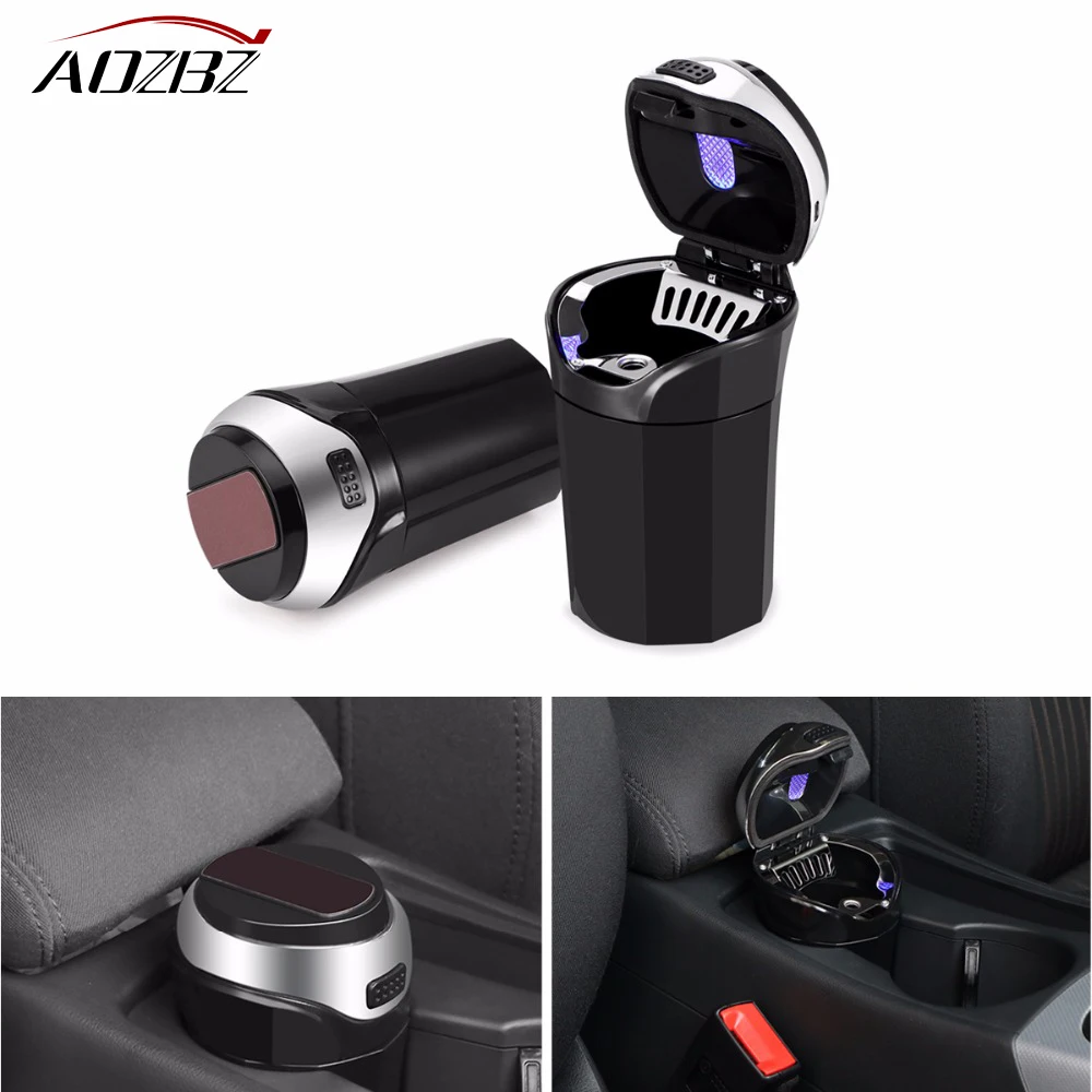 3 in 1Removable Cigarette Lighter Rechargeable Car LED Ashtray Car