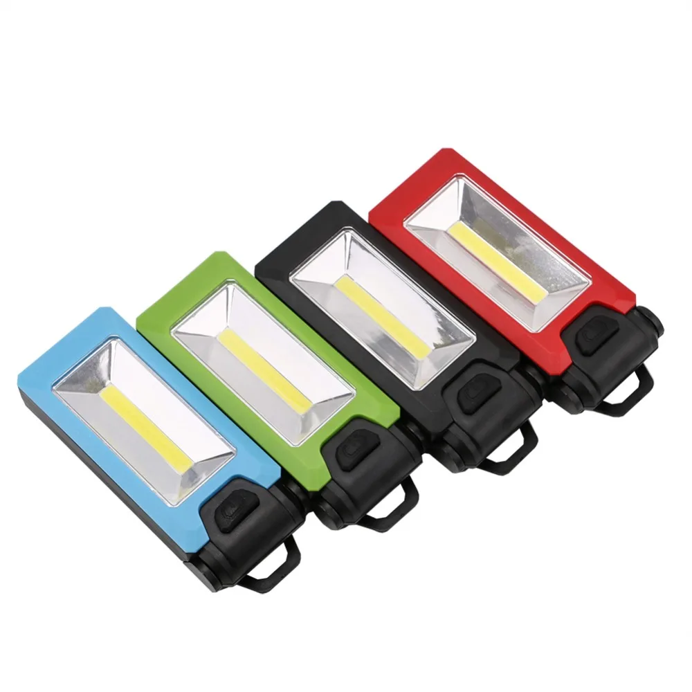 

Flashlights Light Camping Outdoor Lamp With Built-in Magnet Hook 4*LED+COB LED Flashlight Work Light Camping Magnetic Car Repair