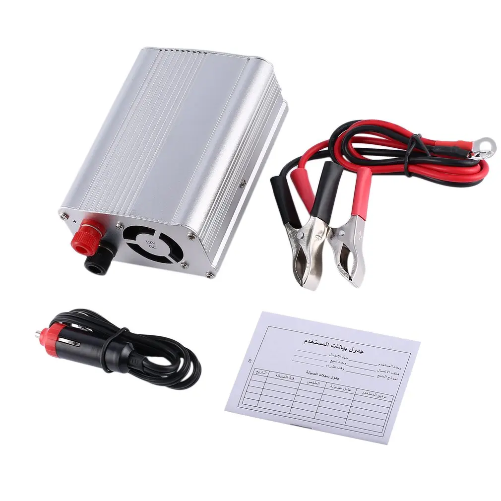 

2000W Peak Solar Power Inverter 12V DC To 110V AC Modified Sine Car Auto Power Inverter Aluminum Alloy Vehicle