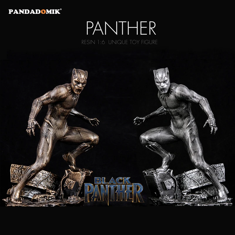 Pandadomik Новинка 32 см 1:6 Черная пантера игрушечная фигурка модель Фигурки Мстителей