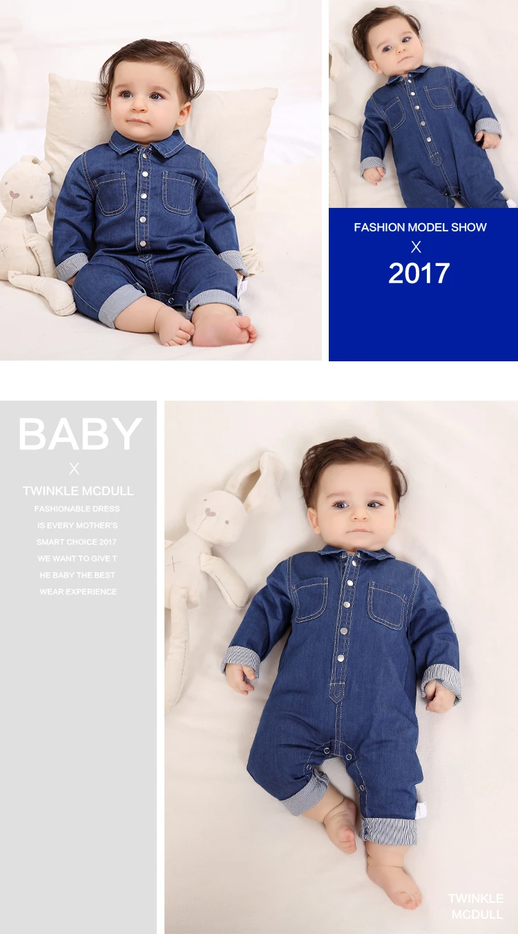 Ropa De Bebe Varon Mameluco Del Bebe Traje De Primavera Suave Denim De Algodon Ropa Subir Infantil Femenina Abrigo Baby Romper Suits Baby Rompersromper Suit Aliexpress