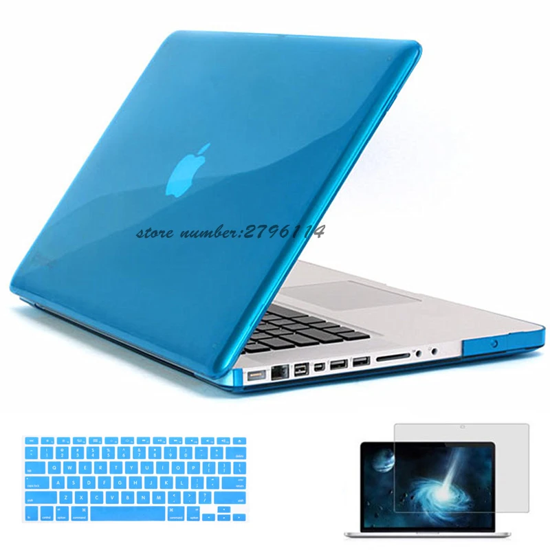 Кристально чистый жесткий чехол для Macbook Pro 13 3 15 4 Retina 12 дюймов Air 11 Чехол ноутбука