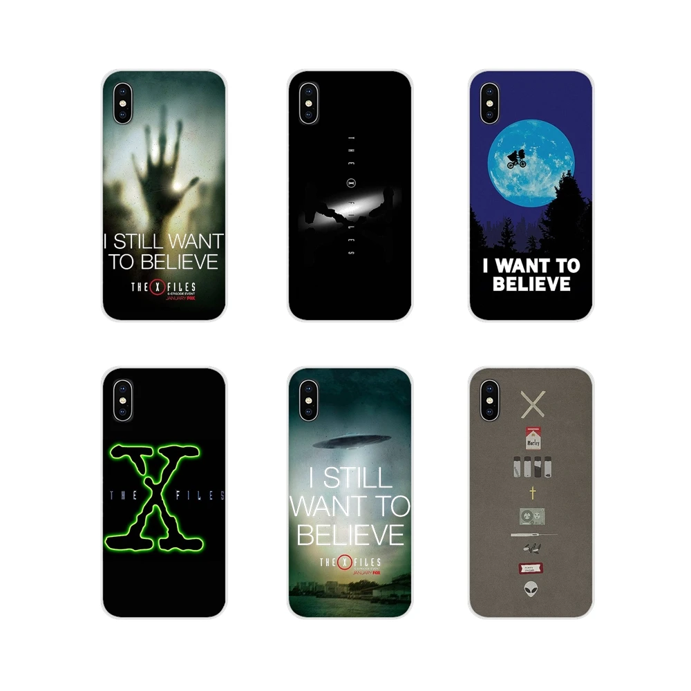 

For Apple iPhone X XR XS MAX 4 4S 5 5S 5C SE 6 6S 7 8 Plus ipod touch 5 6 The X Files tv show Accessories Phone Shell Covers