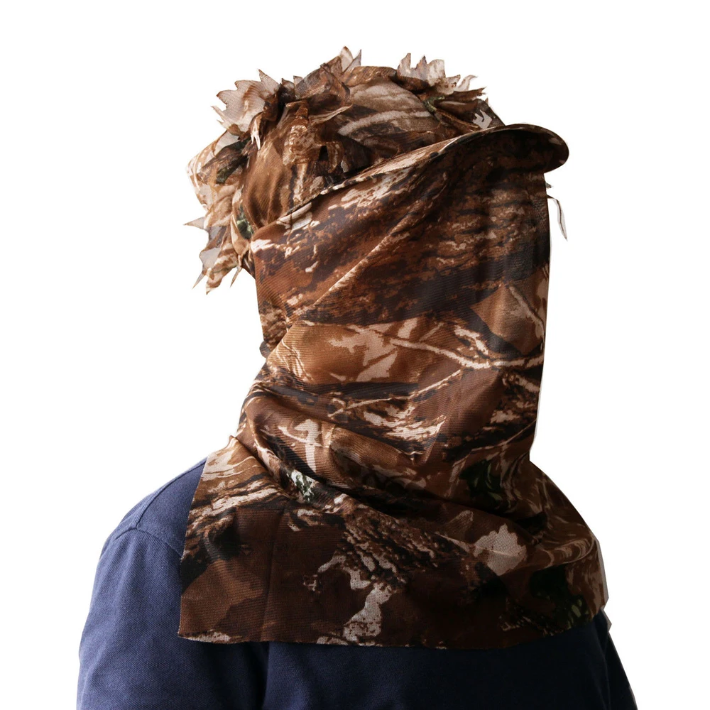 

3D Hunting Sneaky Caps + Facemask Shooting Hunting stalking one size Woodland cap/hat