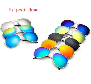 

26 Colors Adults Piolt Aviator Sunglass Colorful Anti-vertigo UV Men Alloy Sun Glasses Festival Party Gifts