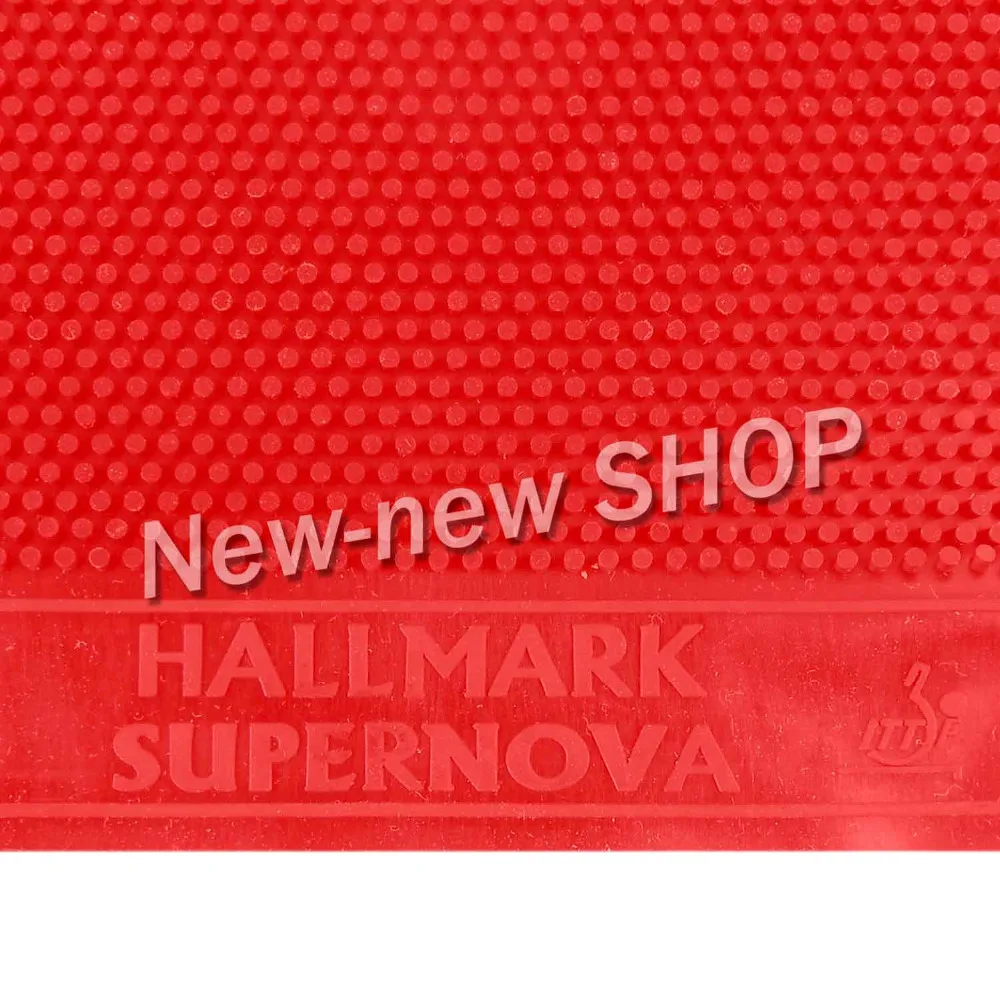 HALLMARK Supernova red Long Pips Out Резина для настольного тенниса без губки topsheet OX No ITTF|ping pong|ping