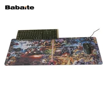 

Babaite Rubber Mouse Pad Computer Office Gaming Mousrmat Batman Mousepad Rubber Play Mat Marvel Comics Design Mouse to Pad
