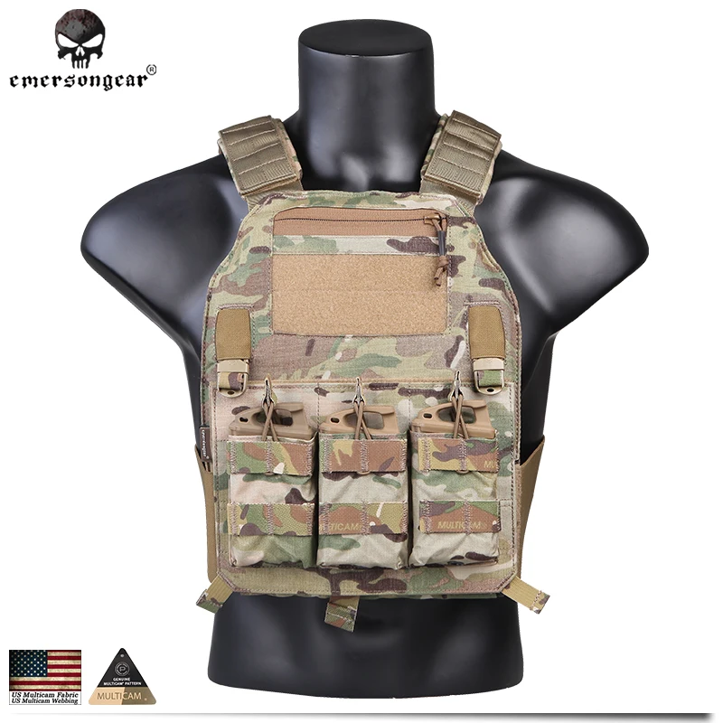 

Emersongear Molle Tactical Vest Body armor Hunting plate Carrier Airsoft Pouch Emerson Combat Gear EM7376 Multicam
