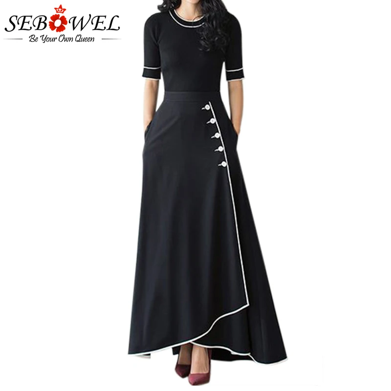 long a line maxi skirt