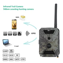 MMS GPRS SMS охотничья камера Trail игра «разведка» Дикая Охота 12MP HD цифровая камера 940nm IR светодиодный видеорегистратор непромокаемый
