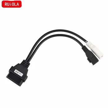 

FOR Audi 2x2 to OBD2 Adpater Auto Diagnostic Cable Adapter Connector