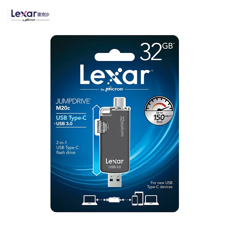 Высокое качество Lexar Jump Drive 32GB usb type-C/флеш-накопитель usb 3,0 32GBBNL 16G 32G 64G U диск высокая скорость