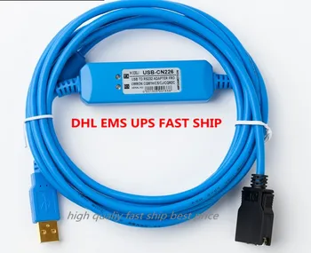 

DHL FAST SHIP 10pcs Best quality PLC programming cable USB-CN226,USB CN226 for CS / CJ / CQM1H and CPM2C series