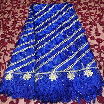 

Elegant African tulle mesh cloth for wedding/party dress French net lace fabric with cord lace VRN194(5yards/lot)