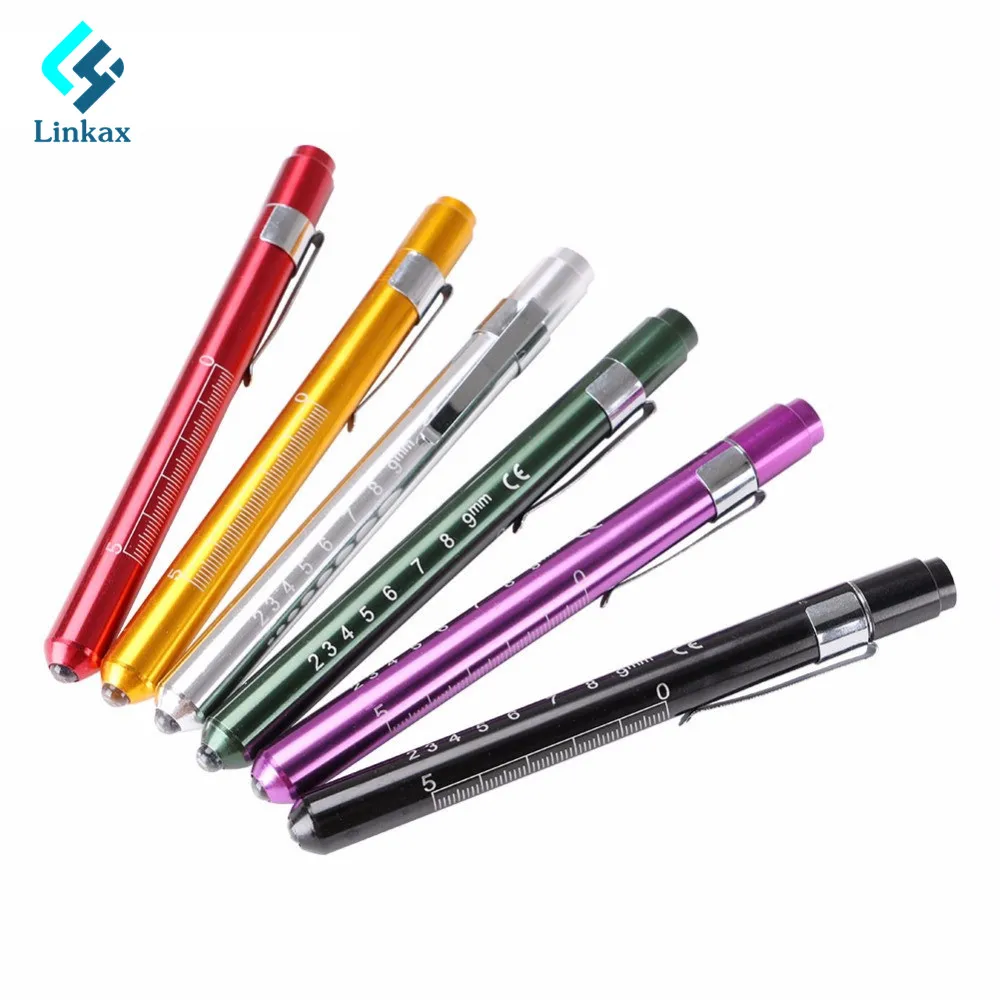 

Mini Medical Surgical Doctor Nurse Pocket Penlight Pen Flashlight 2*AAA Powered Doctor Emergency Pocket Pen Light Torch