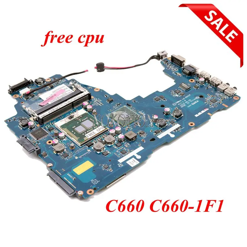Материнская плата NOKOTION K000111440 PWWAA для ноутбука Toshiba C660 DDR3 протестированная на