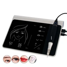 V7 Charme Princesse Liberty Перманентный макияж машина ручка комплект Сделано в Германии бровей губ Eyeline татуировки машина+ 20 шт иглы