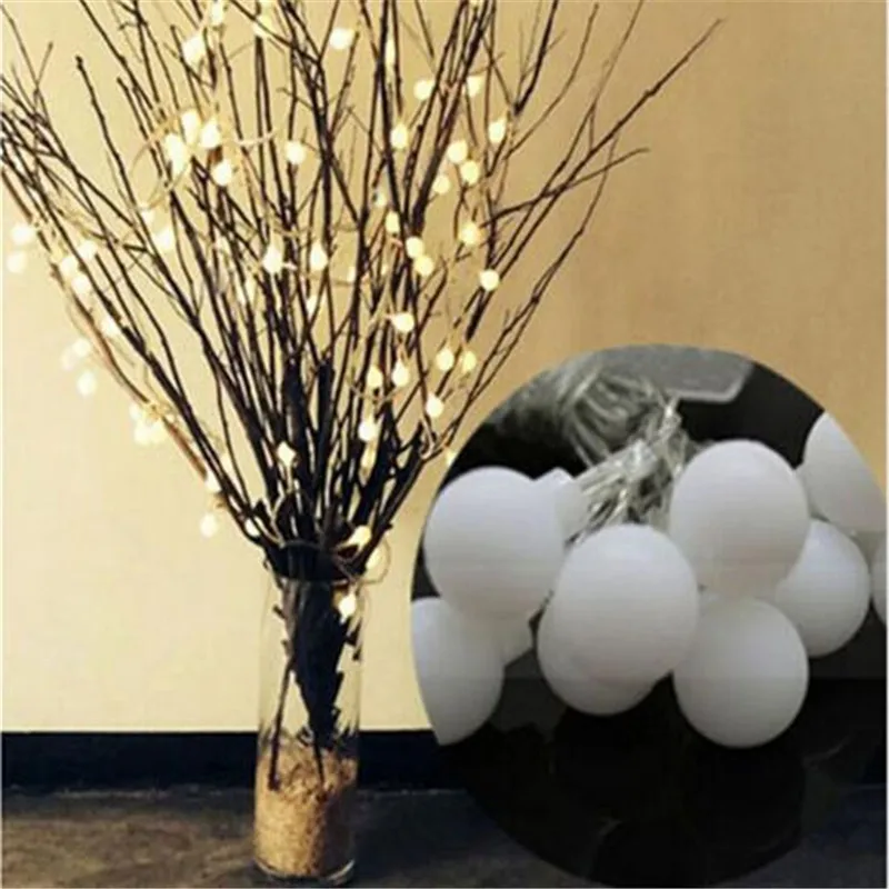 

3M 20 LED ball Battery Operated LED String Lights for Xmas Garland Party Wedding Decoration Christmas Flasher Fairy Lights
