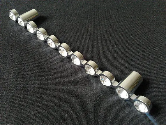 5 In Large Gl Dresser Drawer Pull Handles Sparkly Clear Chrome 5 In Large Gl Dresser Drawer Pull Handles Sparkly Clear Chrome Rhinestone Cabinet Handle Furniture Blings Hardware 128 Pulls From Home