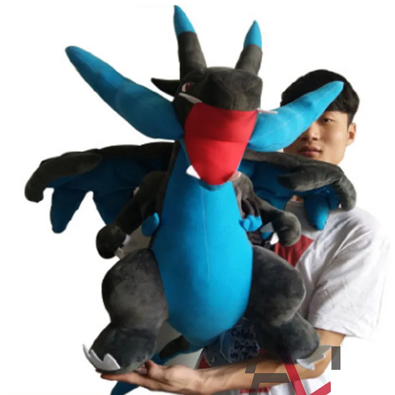 

Anime 60cm Large Size Kawaii Charizard X Plush Stuffed Toy for Kids children Gift christmas gifs
