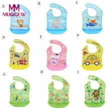 MUQGEW детские нагрудники водонепроницаемый фартук детские нагрудники Силиконовые Слюнявчики bavoir бандана для детей