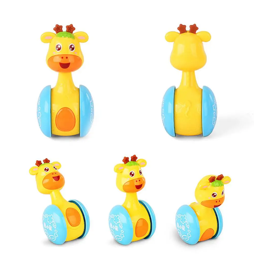 Cartoon Giraffe Tumbler Doll Roly-poly Baby Toys Cute Rattles Ring Bell Newborns 3-12 Month Early Educational Toy Cartoon Giraffe Tumbler Doll Roly-poly Baby Toys Cute Rattles Ring Bell Newborns 3-12 Month Early Educational Toy