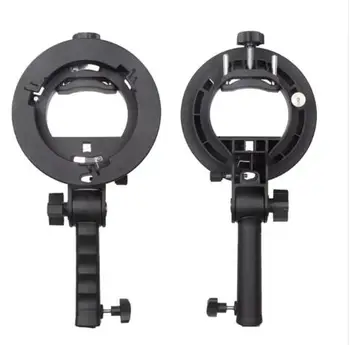 

Handheld Grip S-Type Bracket Bowens S Mount Holder for Speedlite Flash Snoot Softbox Beauty Dish Honeycomb Triopo photography
