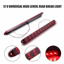 12 v 11 LED del Camion Dell’automobile Terza Coda del Freno di Arresto Luce di Liquidazione Marker Disabilita Lampada Terzo 3rd Fanale posteriore Rosso 11 led