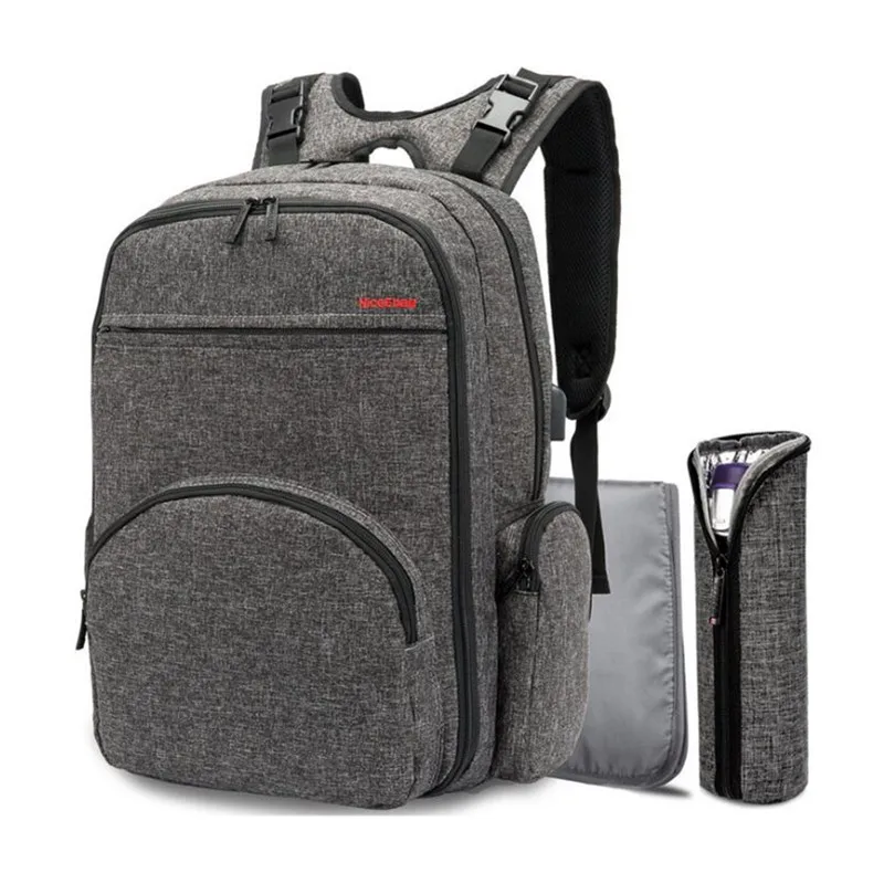

Nappy Bag Baby Diaper Bag Backpack with USB Charging Port Large Capacity Mom Backpack Insert Organizer For Boy Girl Drop Shippin