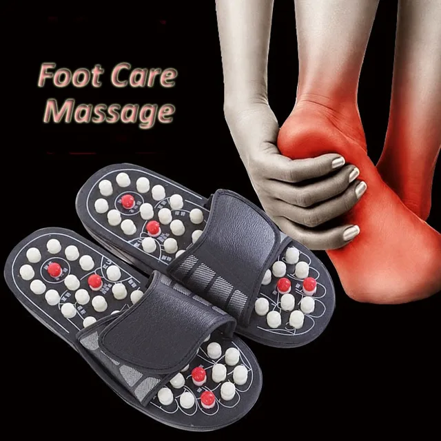 Foot Massage Slippers Rotating Acupuncture Height Adjustable Foot Care