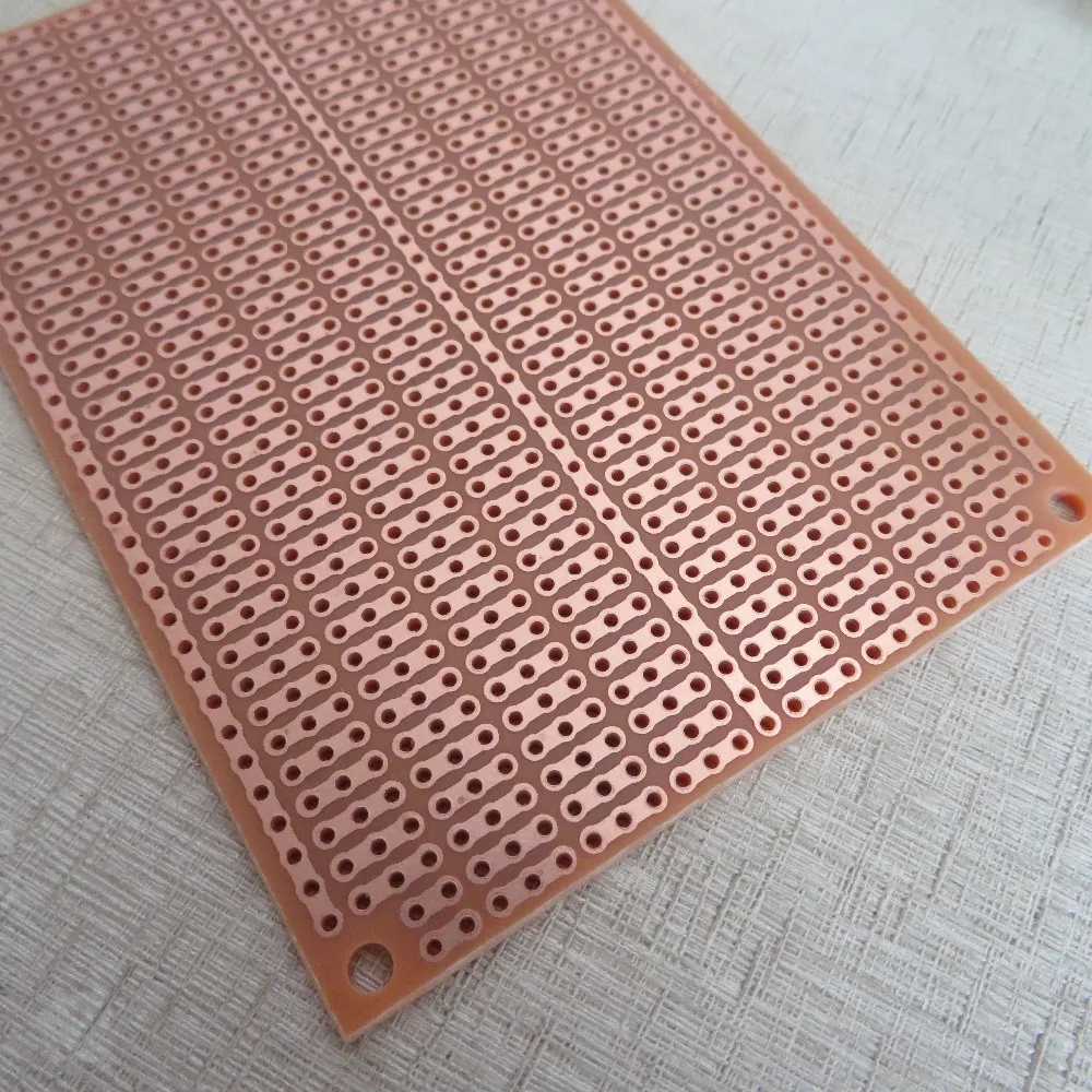 5 шт./лот 7x10 см универсальная полосатая доска Veroboard vero experiment Board 3er uncut joint Platine