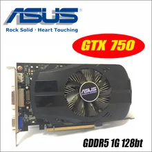 Asus GTX-750-FML-1GD5 GTX750 GTX 750 1GB 1G D5 DDR5 128 Bit PC настольные видеокарты PCI Express 3,0 компьютерные видеокарты