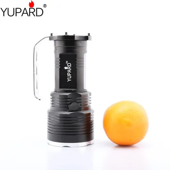 

YUPARD white yellow light XM-L2 LED T6 LED Flashlight outdoor Torch Searchlight Spotlight +4*2200mAh18650 battery+charger
