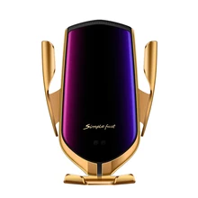 Автоматическое зажимное 10 Вт автомобильное беспроводное зарядное устройство s для iPhone X samsung huawei Qi Беспроводное зарядное устройство Smart Auto grip держатель для зарядки телефона