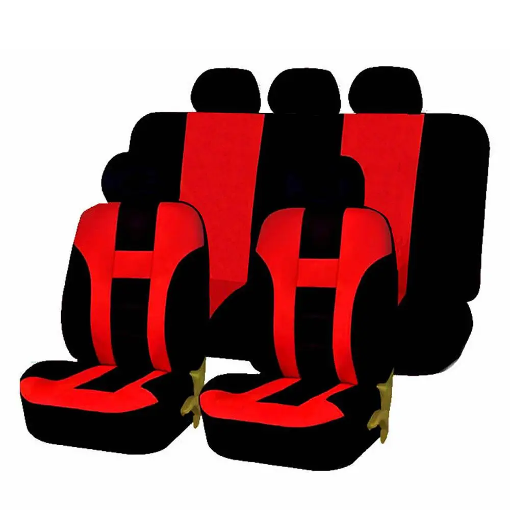 9pcs/4pcs Car Seat Cover Universal Classic Fashion Style Seat Protector Four Seasons Car-styling Auto Interior Accessories