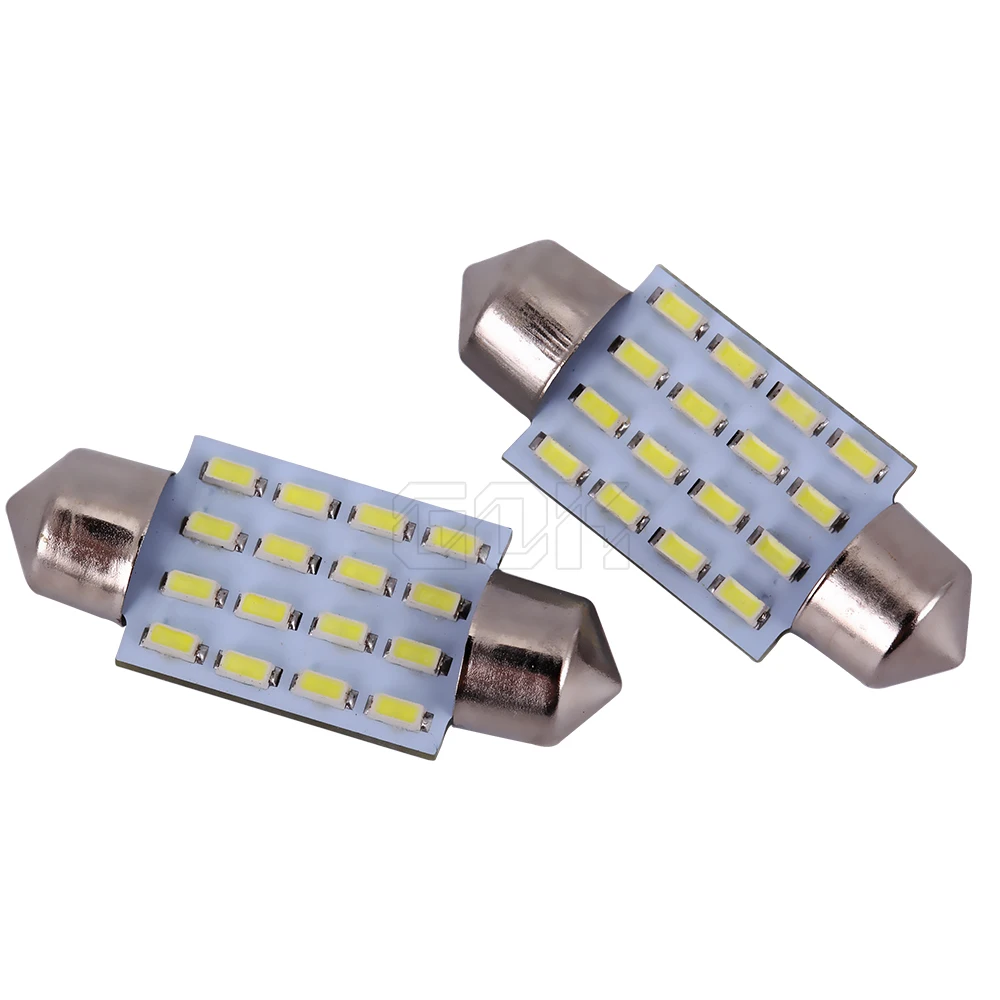 Горячая 500 шт./лот гирлянда led 31 мм 36 мм 39 мм 42 мм 16SMD led 3014 автомобильное светодиодное купольное освещение festoon SMD электролампочка для внутренних помещений Авто крыша