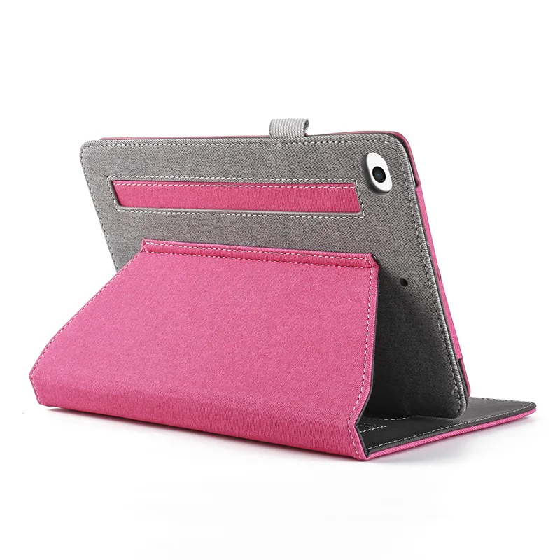 Rose Red Чехол для iPad Mini 5 4 3 2 1 кожаный чехол 7," мягкий умный чехол многофункциональный с подставкой и карманами для карт ремешок на запястье Чехол - Цвет: Rose Red