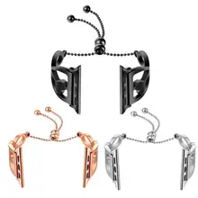 ALLOYSEED металлический сменный наручный браслет ремешок с Регулируемая петля браслет для Apple iWatch серии 4 Для Женщин Девочек