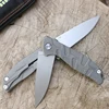 Green thorn Flipper 95 D2 steel blade T mode Titanium handle outdoor camping hunting pocket kitchen fruit folding knife EDC tool ► Photo 2/6