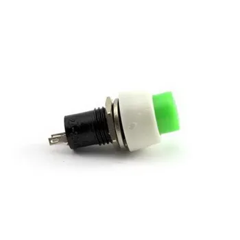 

2xGreen Mini 2 pin Round Toggle Selflocking Power ON/OFF Push Button Switch