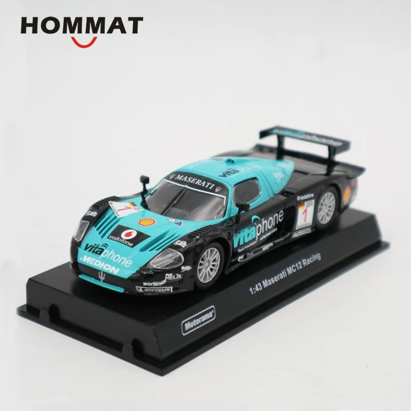 HOMMAT 1:43 Maserati MC12 гоночная модель автомобиля сплав металла Diecasts и игрушечный транспорт имитация, модели автомобилей Машинки Игрушки для детей - Цвет: Blue